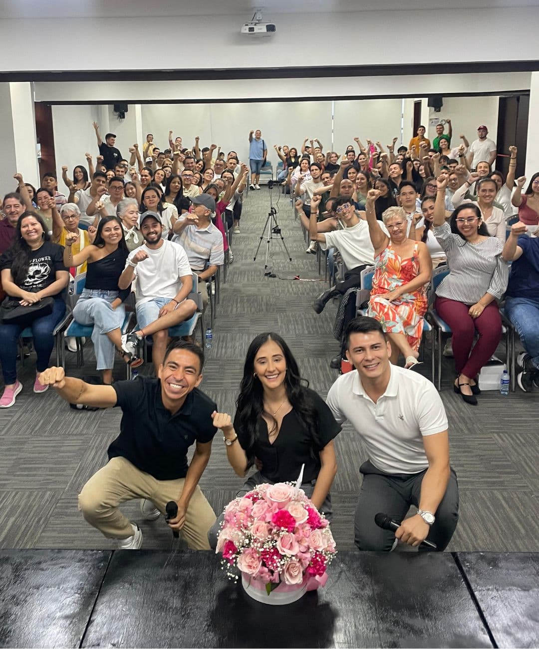 Con Jessica y Brayan