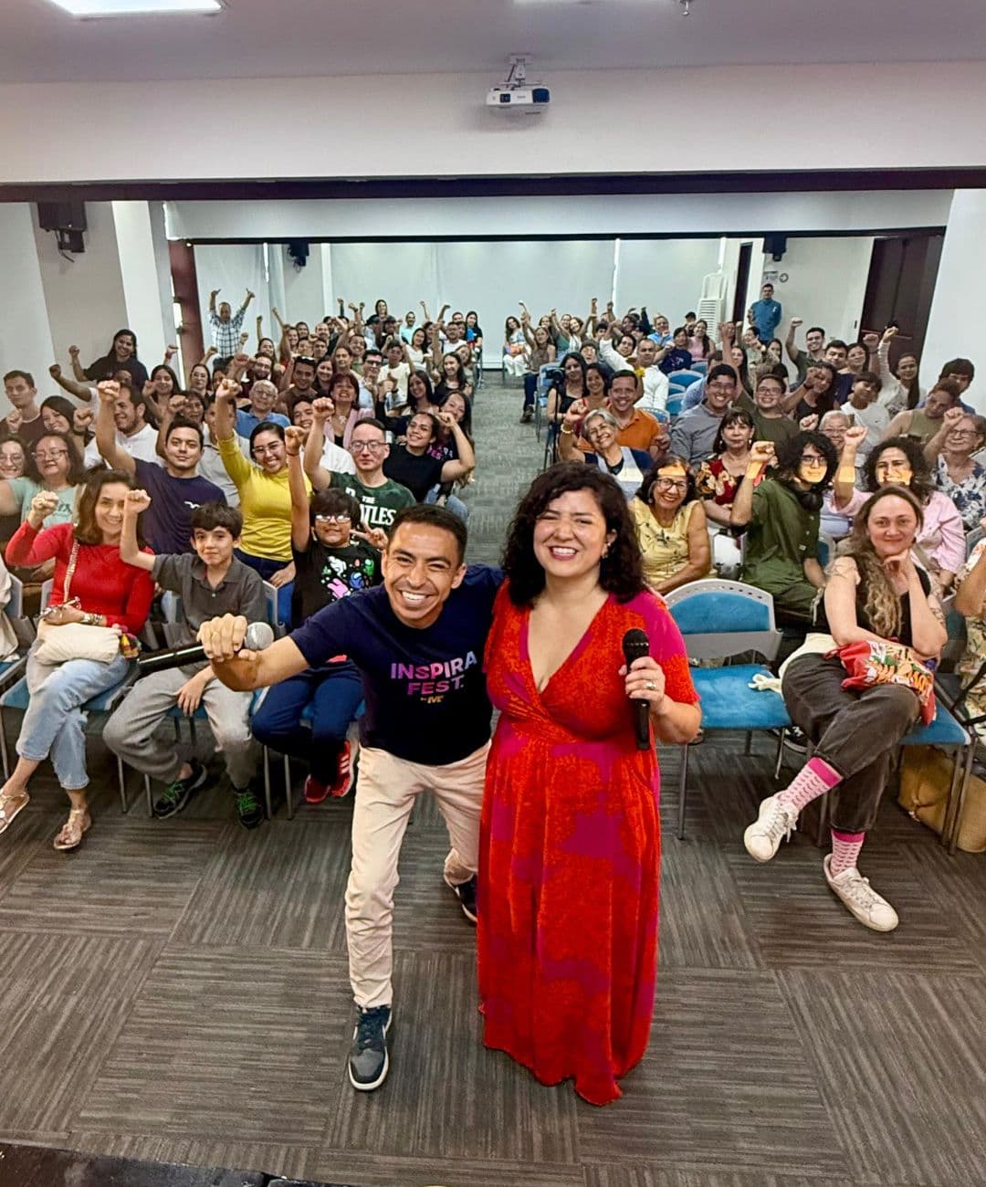 Con Tatiana Bocanegra